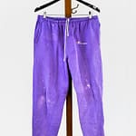 Vintage Purple Champion Spell-out Sweatpants (L)