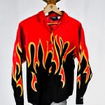 1990s Brooks and Dunn Flame Western Long-sleeve (S)